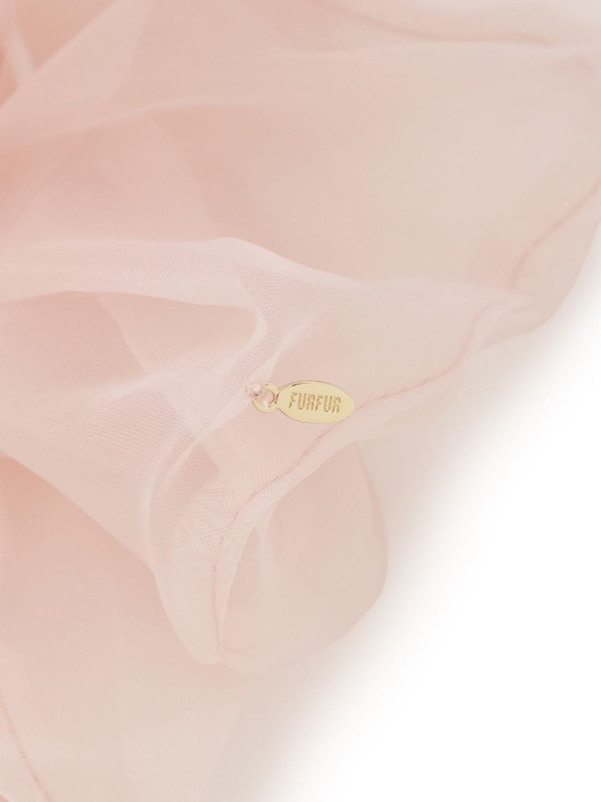 FURFUR「ボリュームオーガンジーシュシュセット」|ヘアバンド|