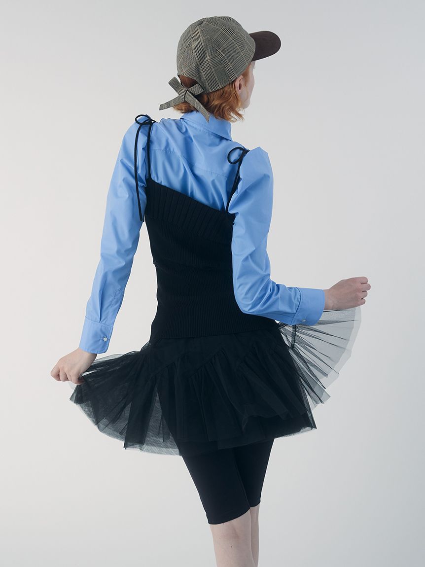 FURFUR「バックリボンチェック柄キャップ」|キャップ・キャスケット|