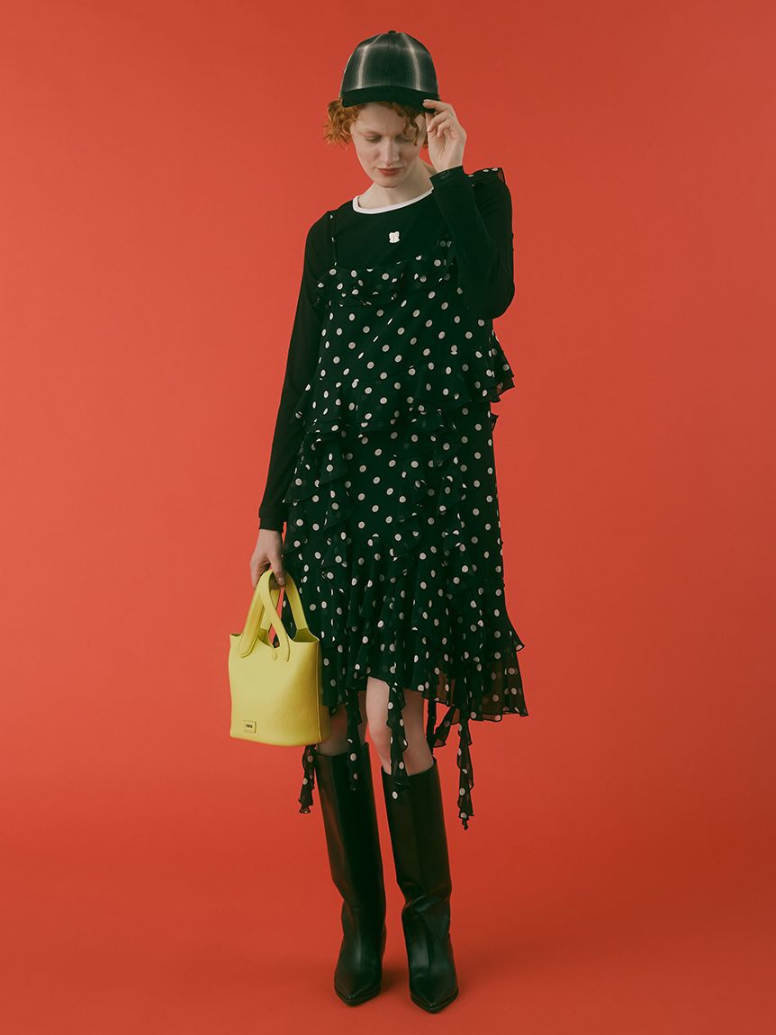 FURFUR「バックリボンチェック柄キャップ」|キャップ・キャスケット|