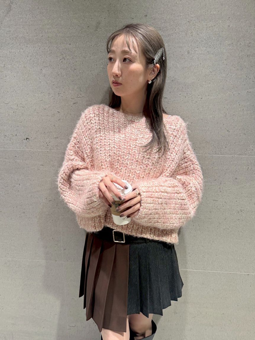 FURFUR「ミックスヤーンチャンキーセーター」|ニット・セーター|
