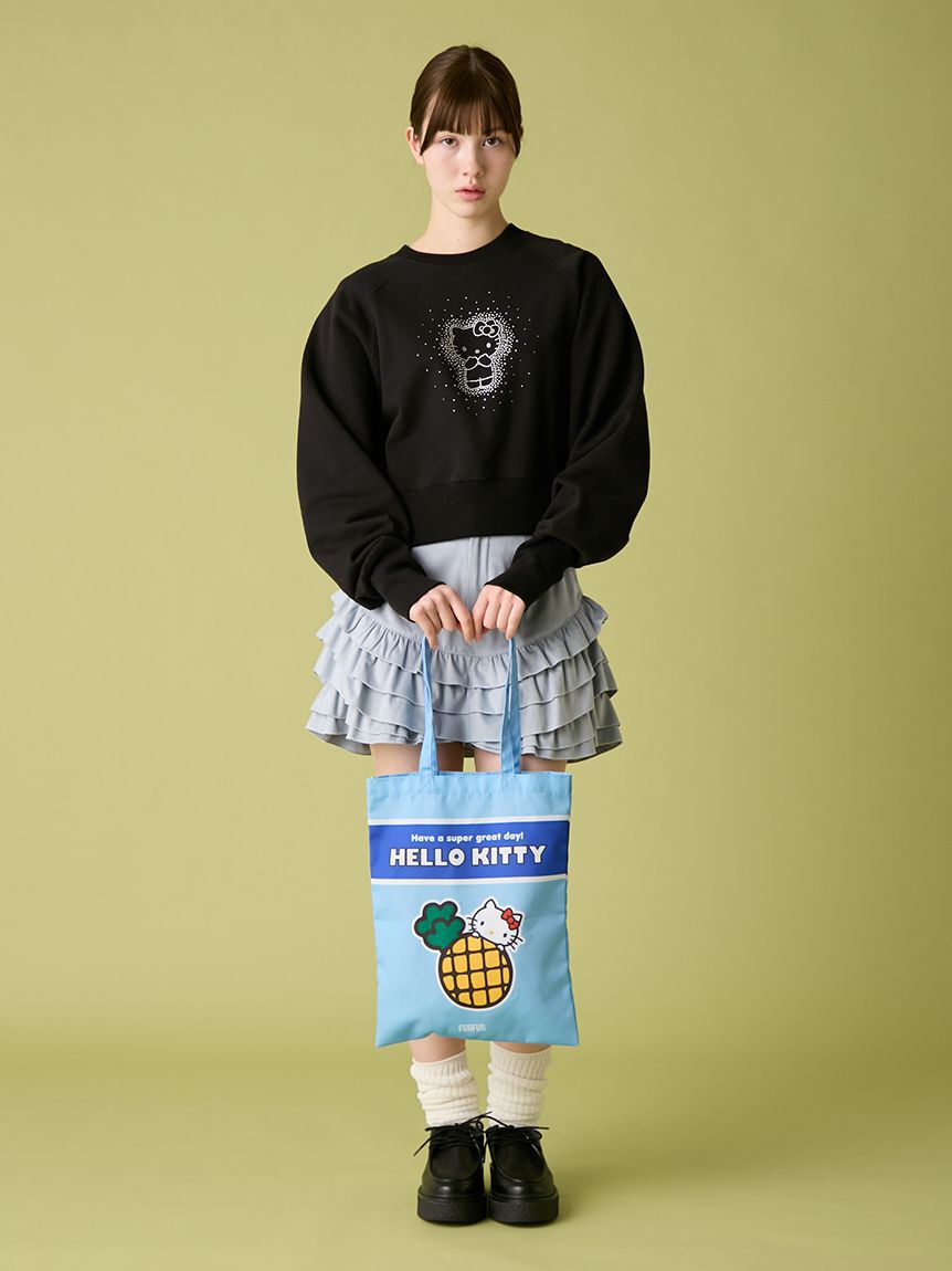 FURFUR「【WEB・一部店舗限定カラー】HELLO KITTYクリスタルスウェット」|スウェット・ジャージ|