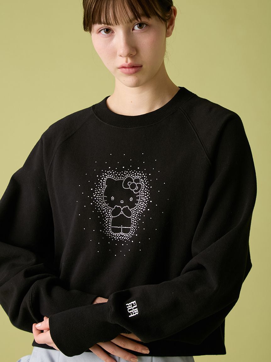 FURFUR「【WEB・一部店舗限定カラー】HELLO KITTYクリスタルスウェット」|スウェット・ジャージ|