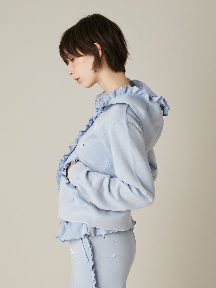 FURFUR「フリルジップアップフーディー」|パーカー|