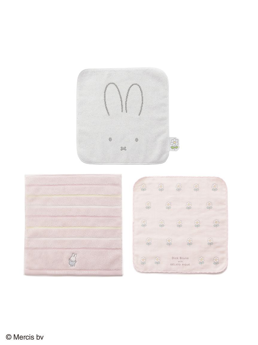 GELATO PIQUE KIDS & BABY「【Dick Bruna】【KIDS】パッケージ付きタオル3枚セット」|ハンカチ|