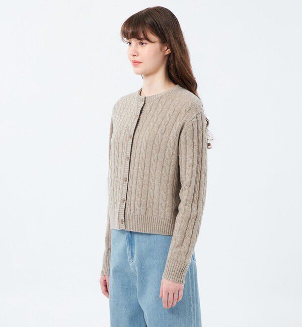 MACKINTOSH PHILOSOPHY「ウールカシミヤケーブルカーディガン」|ニット・セーター|