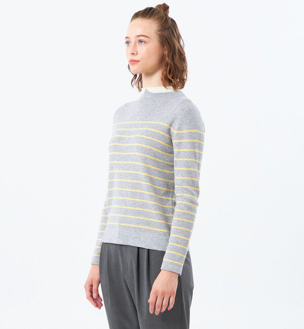 MACKINTOSH PHILOSOPHY「【2025年秋冬モデル】Cleric Collar Knit ウールブレンド」|ニット・セーター|