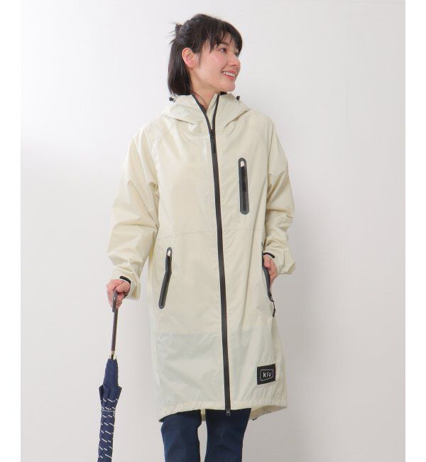 ikka「【撥水】KiU レインジップアップ」|その他|オフホワイト