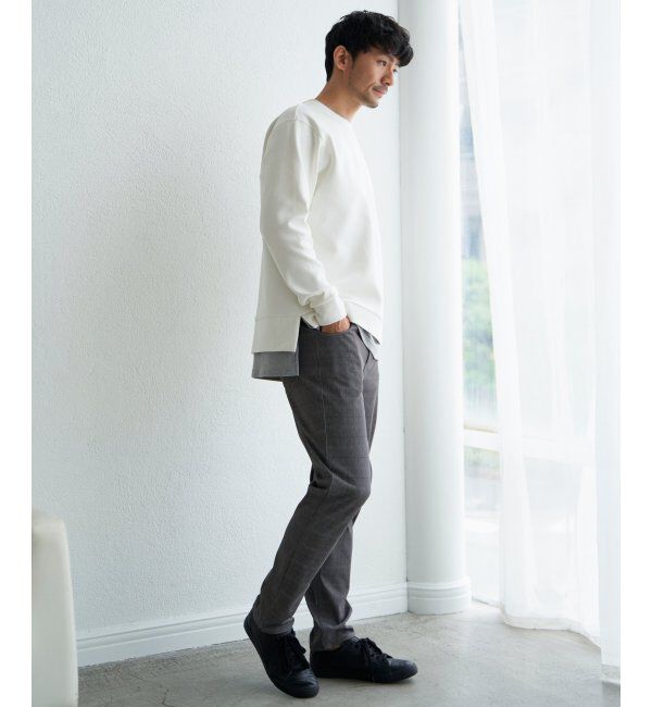 ikka「GOKU楽 EASYSTチェック5Pパンツ」|その他|