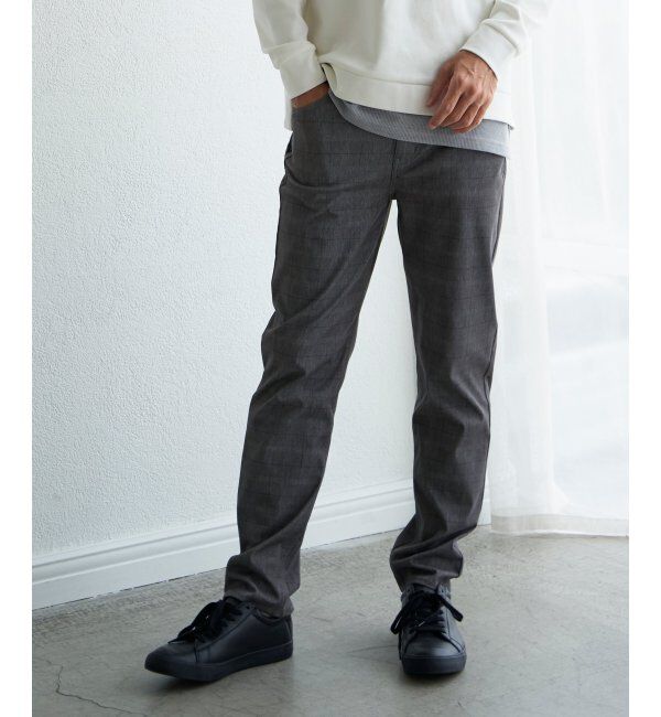 ikka「GOKU楽 EASYSTチェック5Pパンツ」|その他|