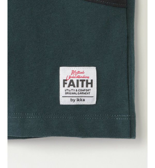 ikka kids「【親子おそろい】斜め切り替えブロックスT（120~160cm）」|Tシャツ・カットソー|