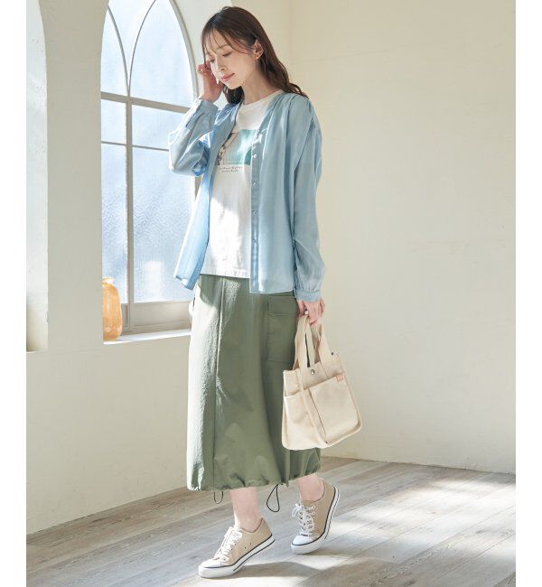 ikka「【雑誌InRed5月号掲載】ロゴフォトプリントTシャツ」|Tシャツ・カットソー|