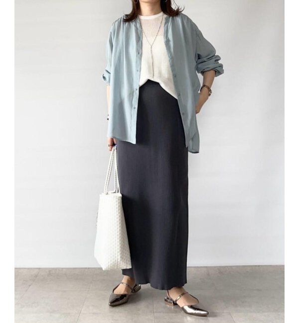 ikka「【雑誌InRed5月号掲載】シアーバックリボンブラウス」|シャツ・ブラウス|