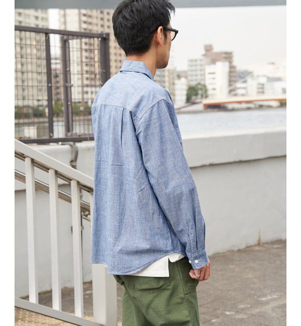 VENCE share style「シャンブレーオーバーシャツ」|シャツ・ブラウス|