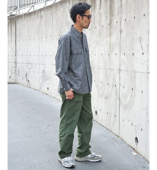 VENCE share style「シャンブレーオーバーシャツ」|シャツ・ブラウス|