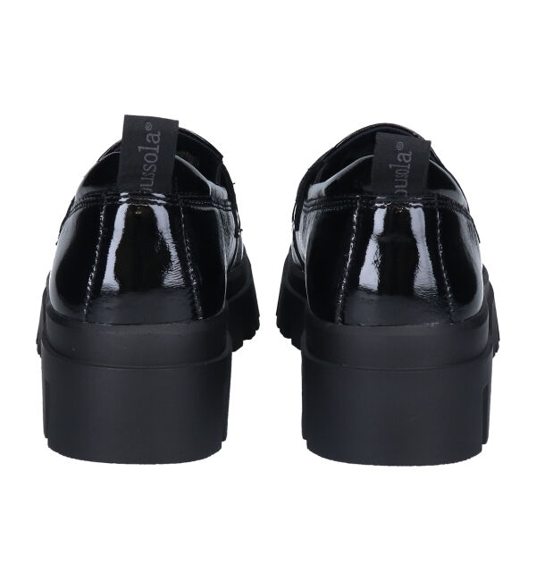 IMPORT SELECT「【bussola】撥水厚底デザインソールローファー(955403)」|レインシューズ|