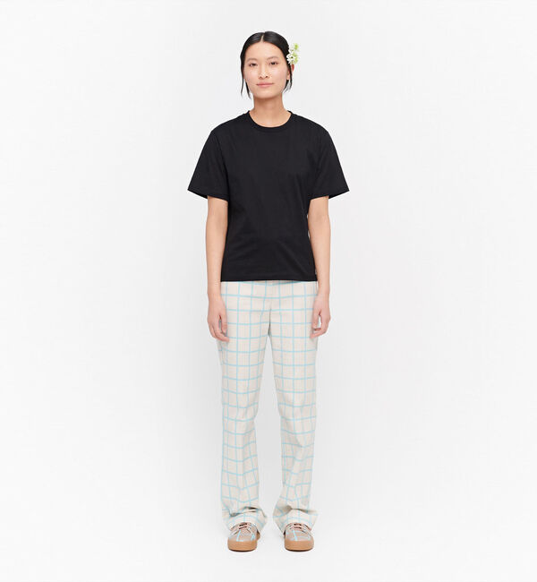 Marimekko「Hohka Solid カットソー」|Tシャツ・カットソー|ブラック