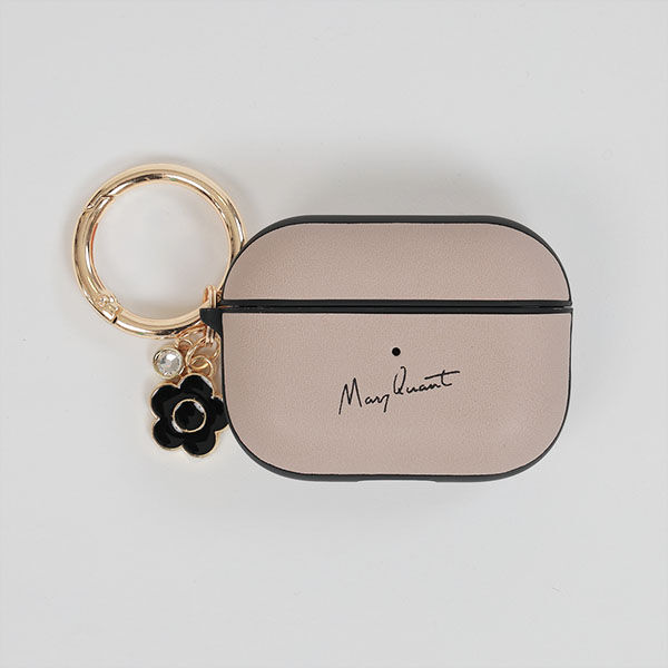 MARY QUANT「MARY'Sサイン AirPods Proケース」|モバイルケース|ピンクベージュ