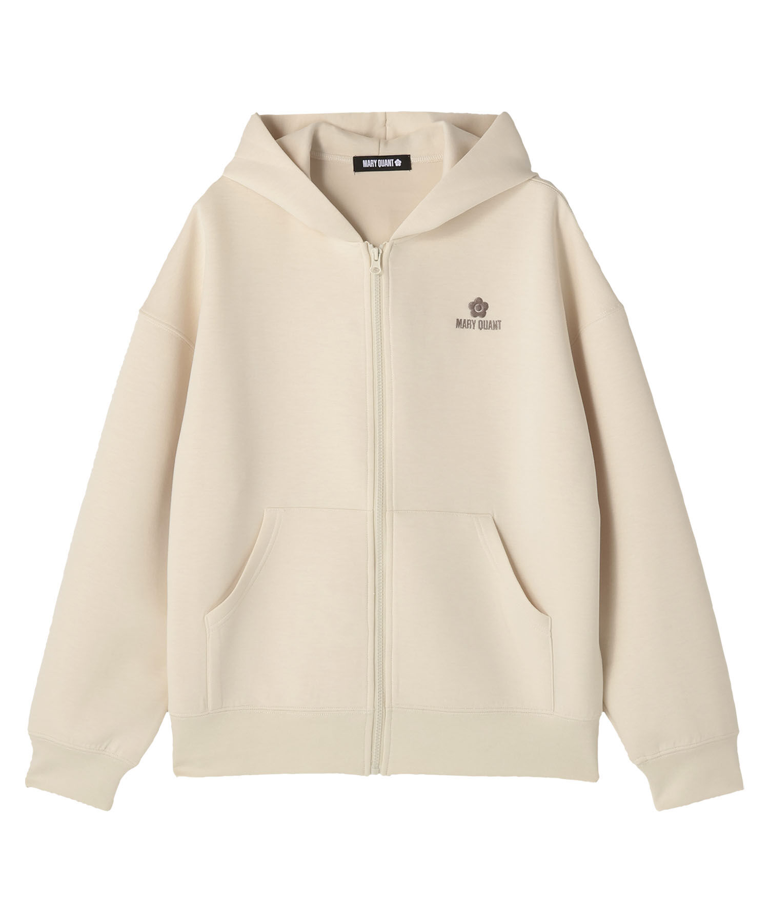 MARY QUANT「ロゴボンディング パーカ」|パーカー|アイボリー