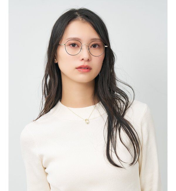  「Zoff MARW UNITED ARROWS マルゥ ユナイテッドアローズ メガネ | 伊達メガネ 度付き レンズ交換券付」|メガネ|ブラック