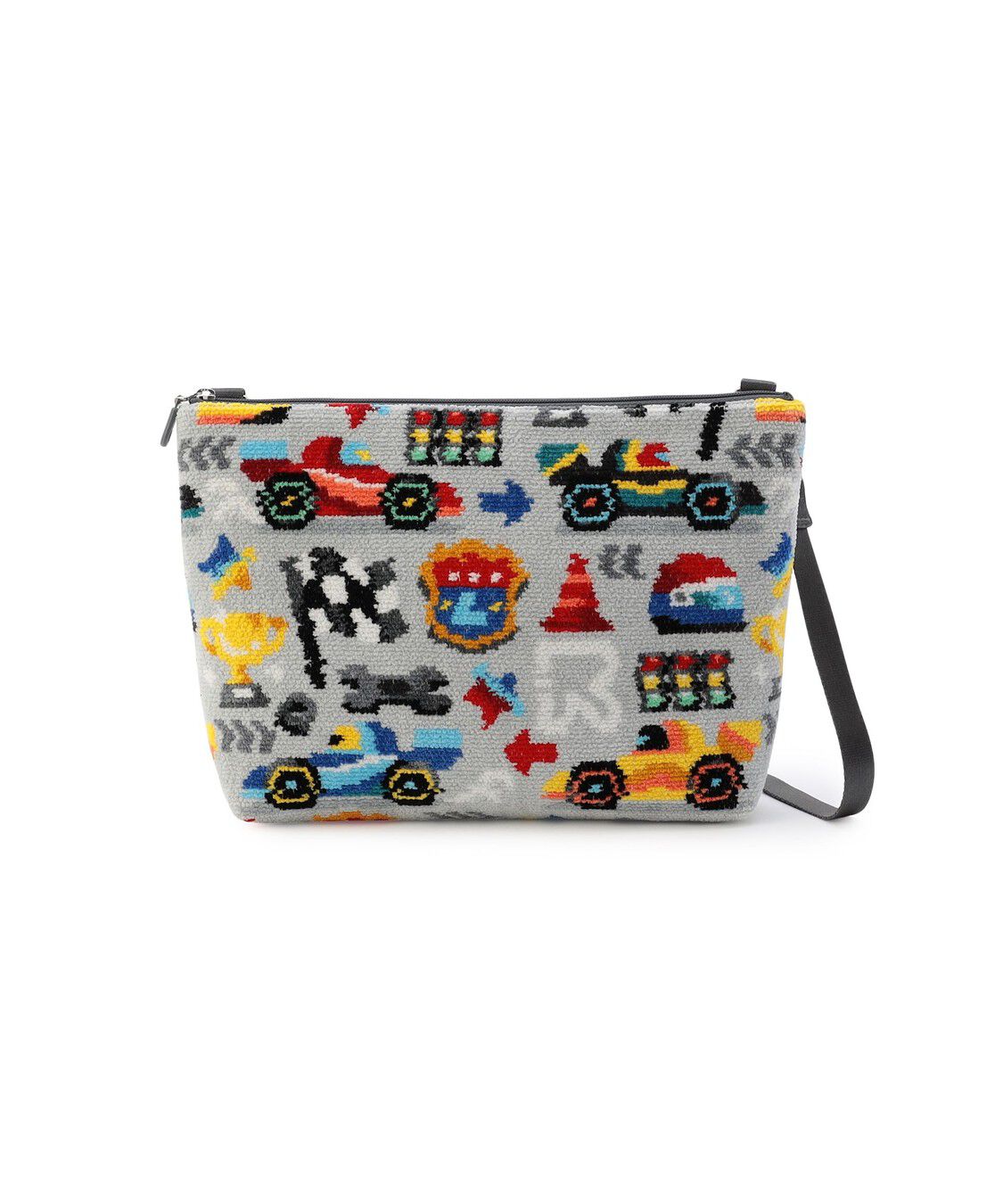 LOVERARY BY FEILER「ラブラリーサーキット　ショルダーバッグ　L/LCI-260278」|ショルダー・メッセンジャー|シルバーグレー