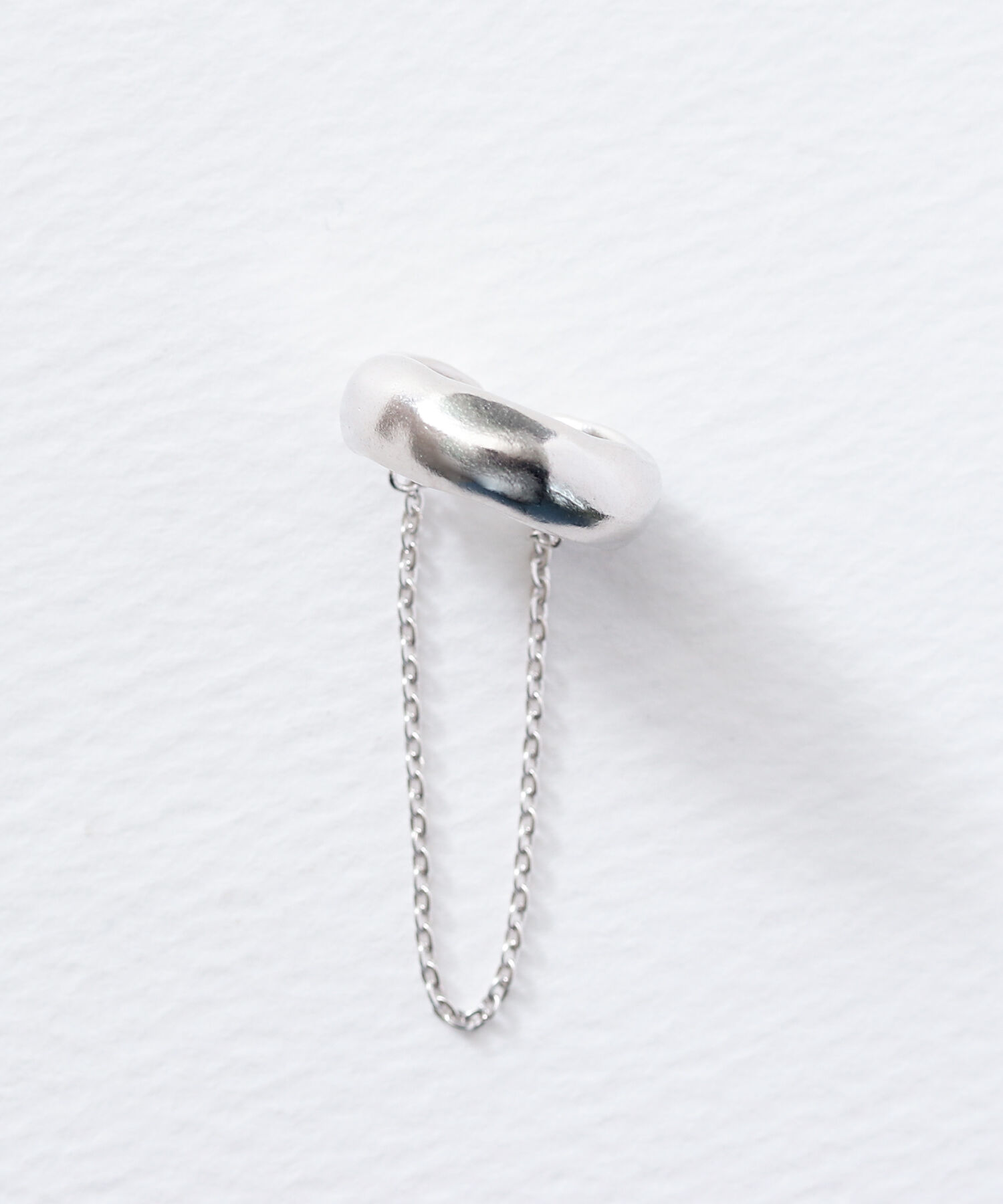  「silver925 チェーン&times;ボリューム イヤーカフ（ニッケルフリー）」|イヤーカフ|シルバー系