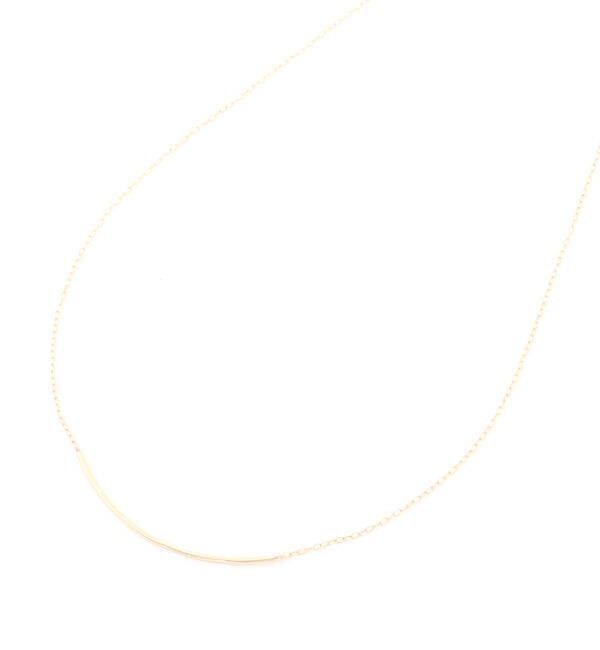 JUPITER「【K10】ラインバーネックレス/ゴールド/全長45㎝」|ネックレス|ゴールド