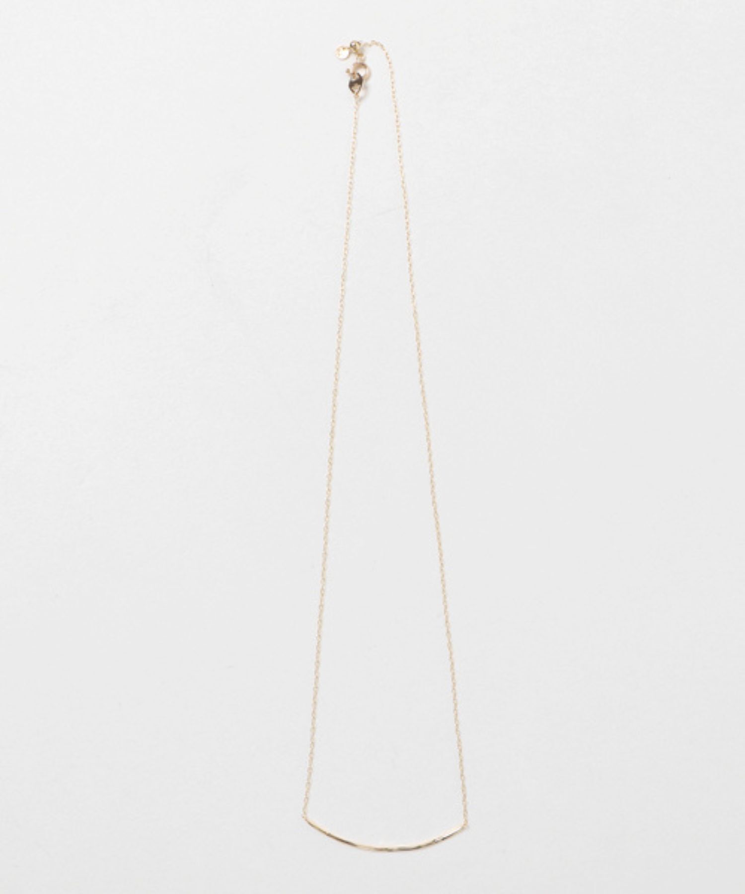JUPITER「【K10】ラインバーネックレス/ゴールド/全長45㎝」|ネックレス|