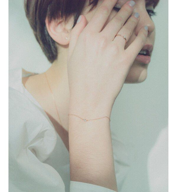 ete「K18 ダイヤモンド 0.1ct ブレスレット「ブライト」」|ブレスレット・バングル|