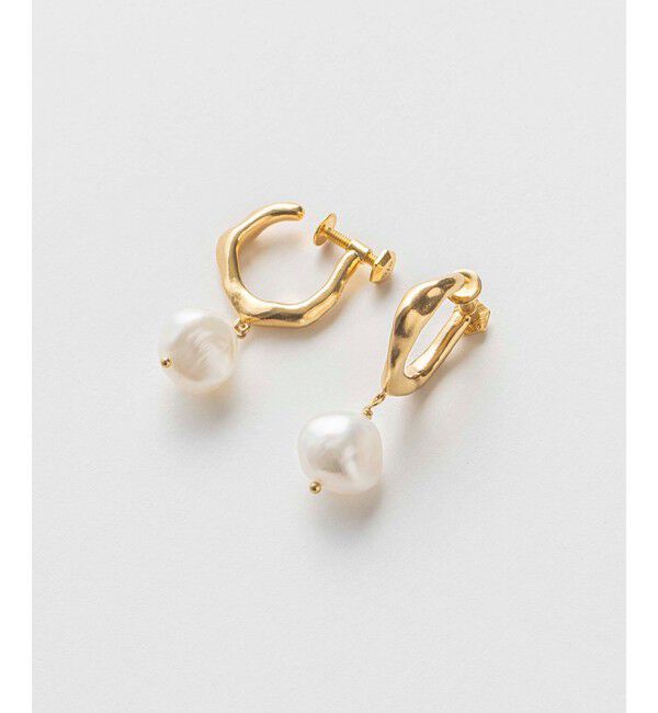 ete「ケシパール フープイヤリング」|イヤリング|