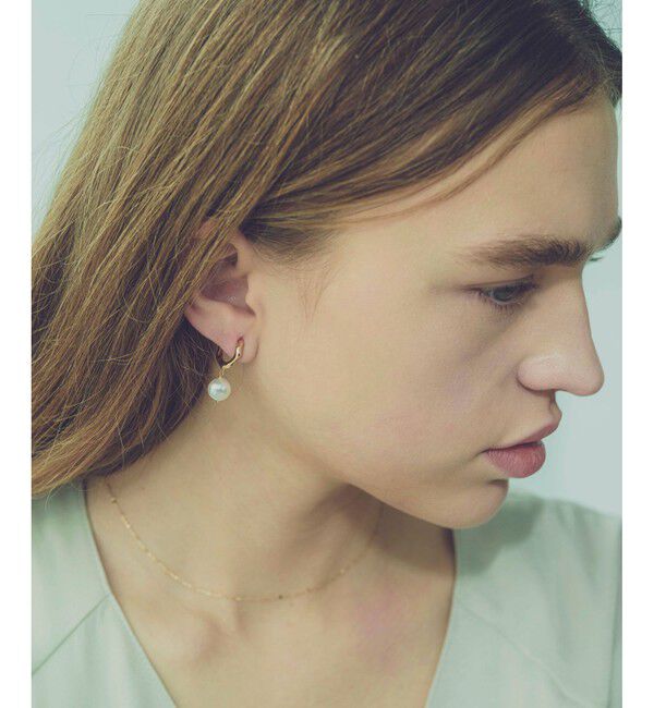 ete「ケシパール フープイヤリング」|イヤリング|