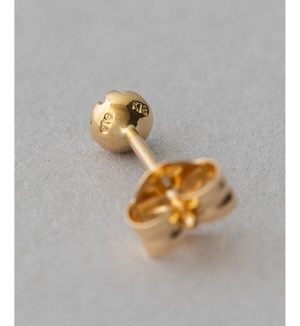 ete「K18YG フルール ピアス（誕生石 1・2・3・6・8・10・11・12月）」|ピアス|