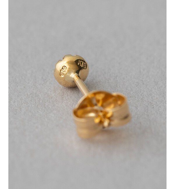 ete「K18YG フルール ピアス（誕生石 1・2・3・6・8・10・11・12月）」|ピアス|
