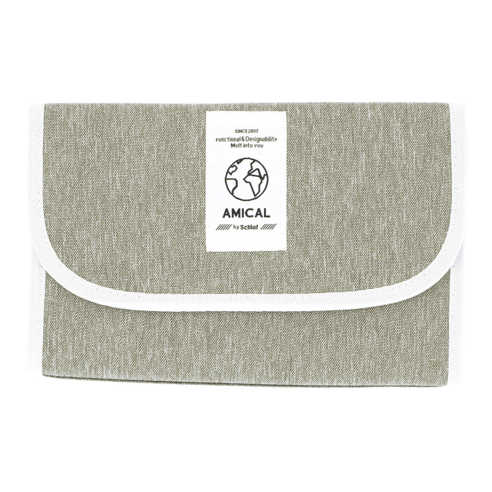 BACKYARD FAMILY「マルチケース 母子手帳 通販 母子手帳ケース おしゃれ かわいい シンプル 通帳ケース」|マタニティ・ママグッズ|グレー2