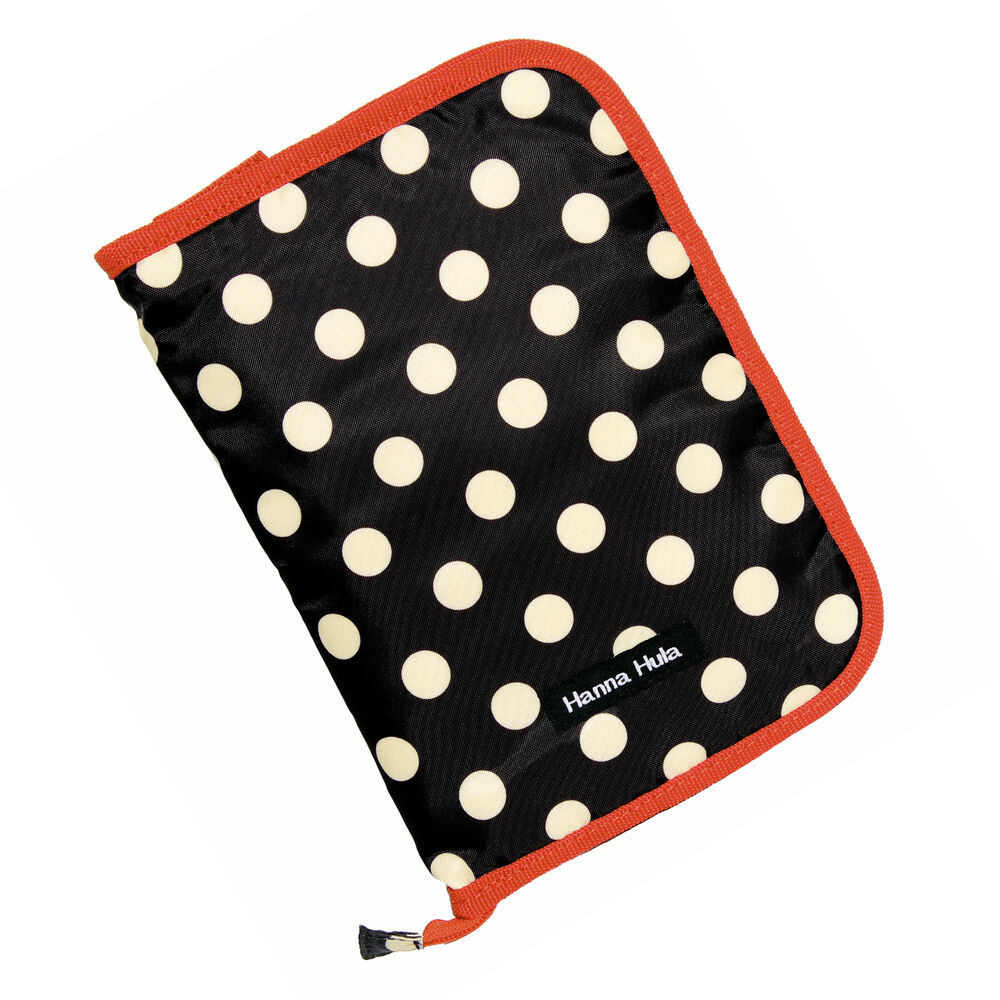 BACKYARD FAMILY「母子手帳ケース おしゃれ 通販 ブランド Hanna Hula ハンナフラ 2人分 二人分」|マタニティ・ママグッズ|ブラック1