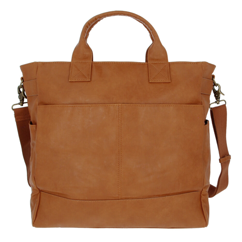 BACKYARD FAMILY「トートバッグ メンズ ビジネス ノートPC 通販 A4 B4 ファスナー付き ビジネスバッグ 通勤」|トートバッグ|ブラウン1