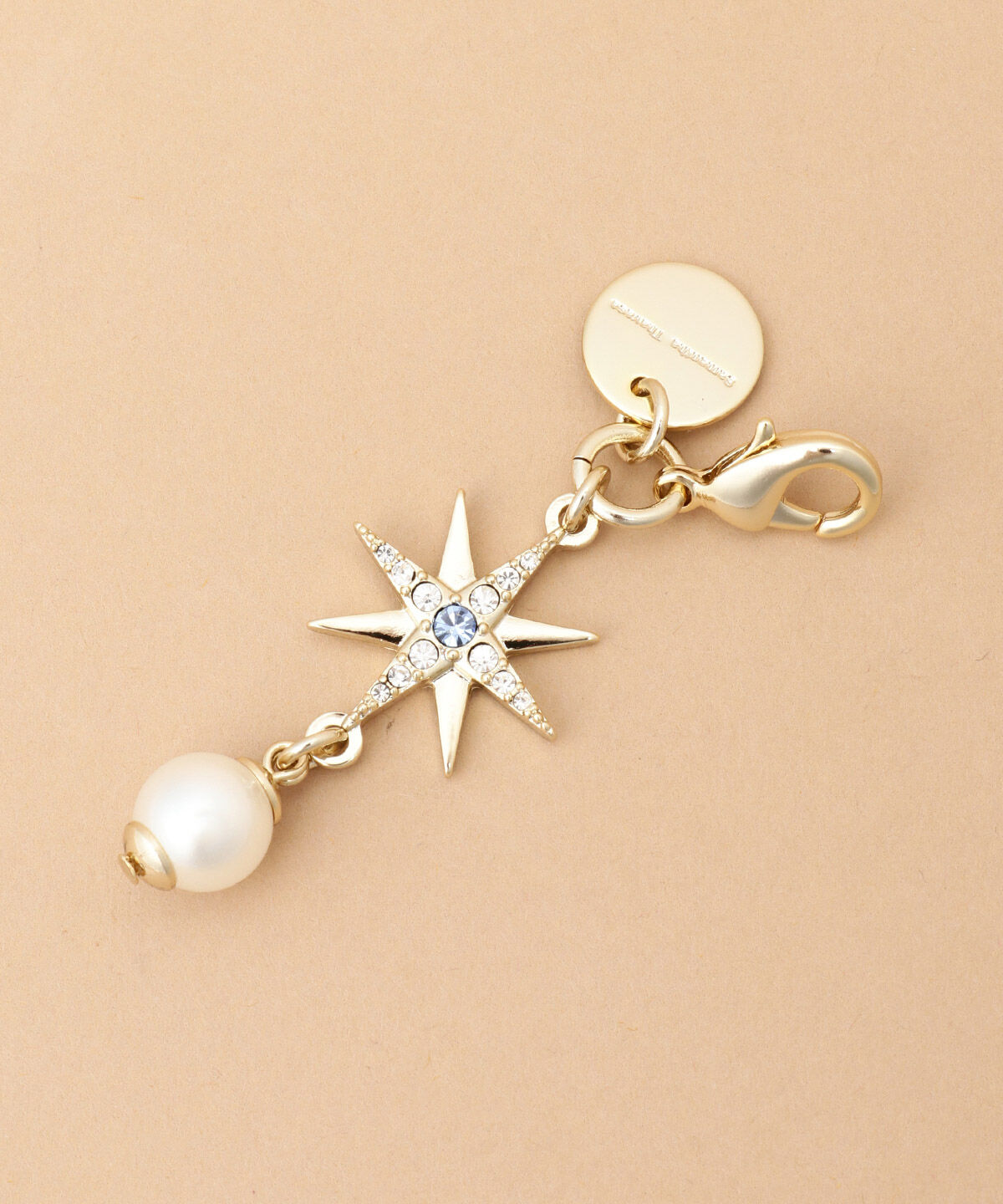 Samantha Thavasa「シャイニーファスナーチャーム」|チャーム・キーホルダー|ライトブルー