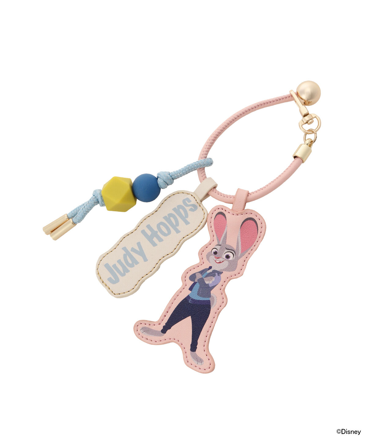 Samantha Thavasa「『ズートピア2』コレクション 「ジュディ・ホップス」バッグチャーム」|チャーム・キーホルダー|ピンク
