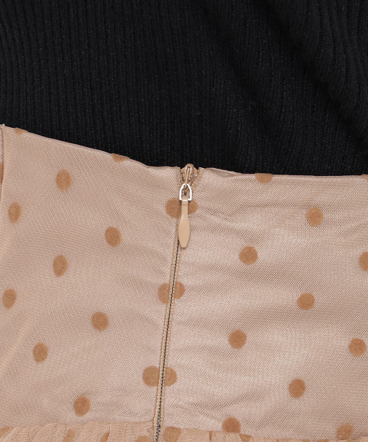 REDYAZEL「ドットチュールフレアスカート」|フレア|