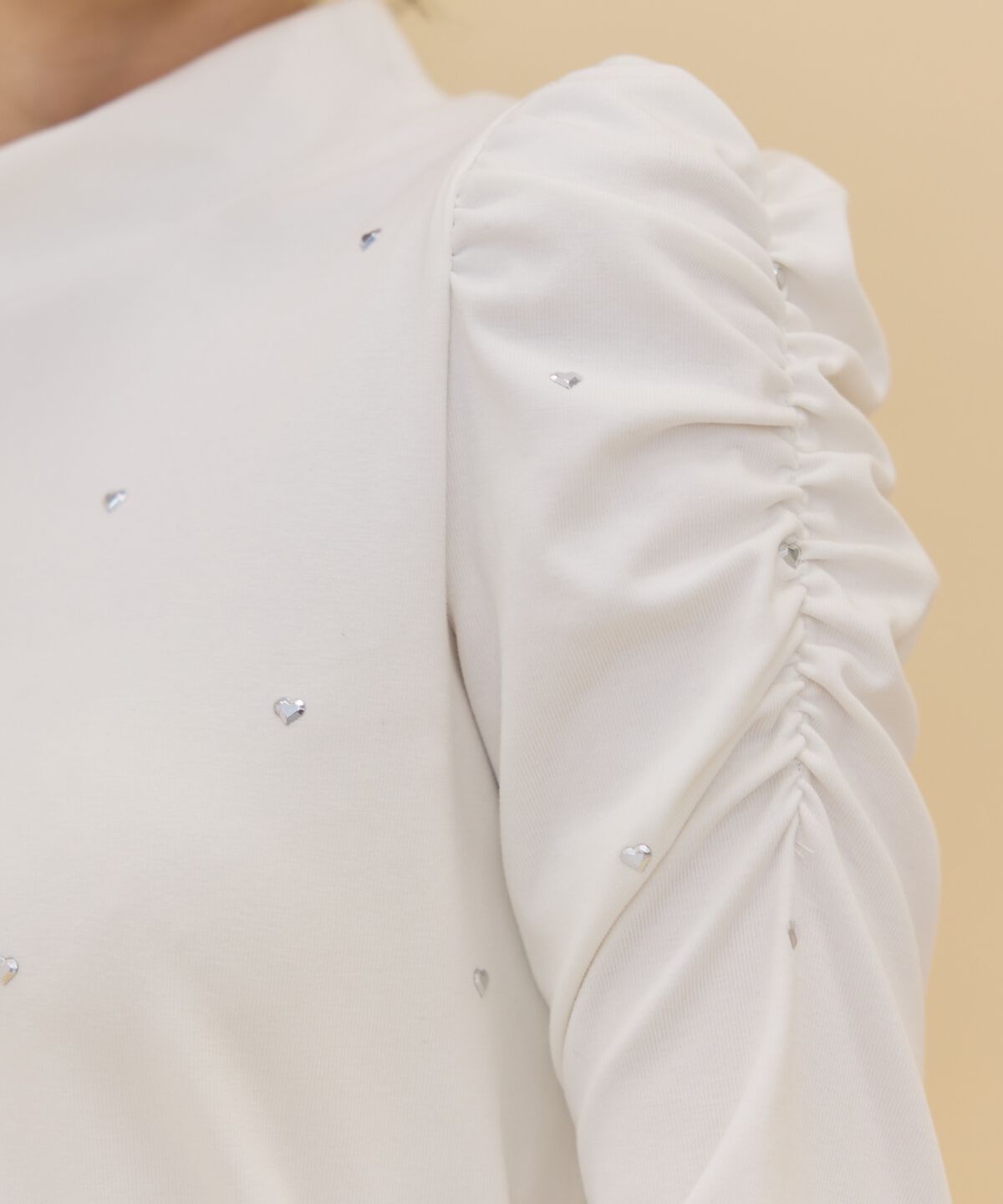 REDYAZEL「ハートストーンハイネックトップス」|Tシャツ・カットソー|