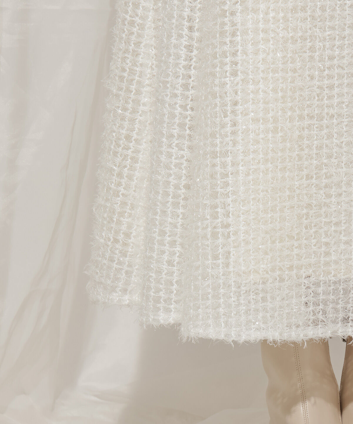 WILLSELECTION「フリンジチェックジャンスカ」|ジャンパースカート|