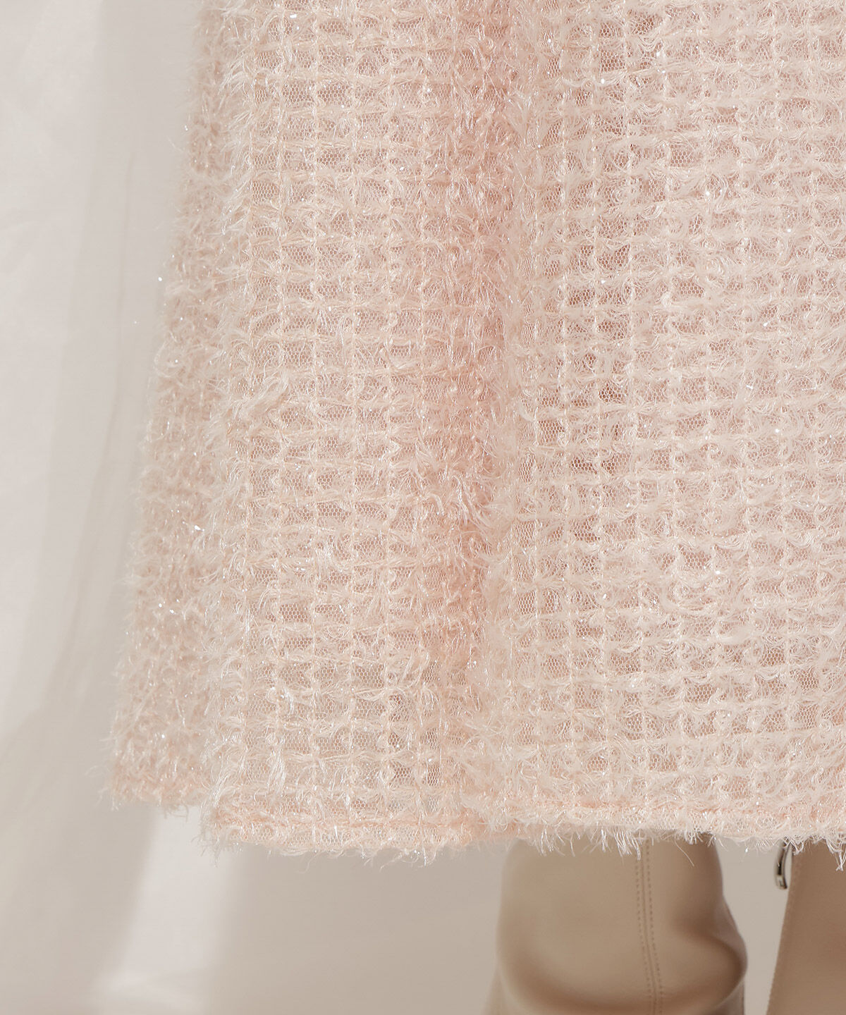 WILLSELECTION「フリンジチェックジャンスカ」|ジャンパースカート|