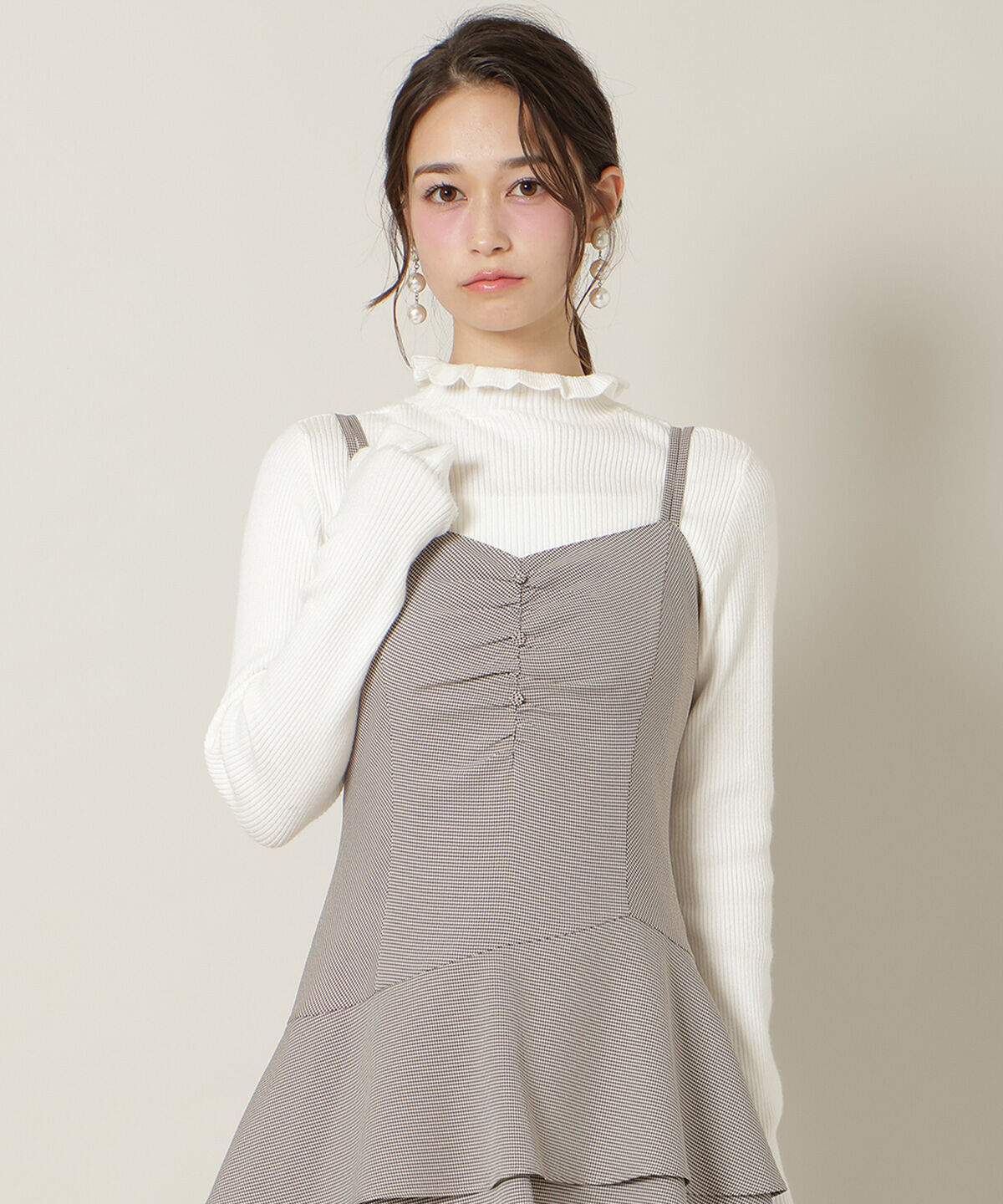 WILLSELECTION「ダブルストラップアシンメトリーワンピース」|ワンピース|