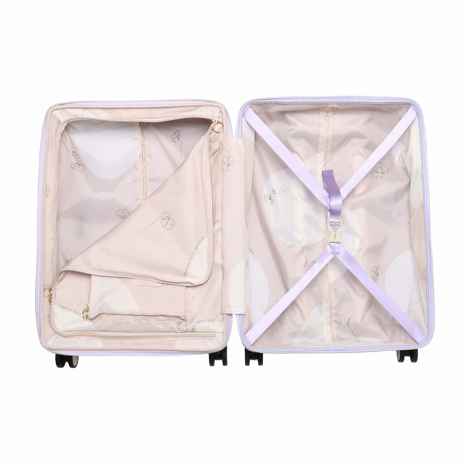 Jewelna Rose「スーツケース シャーム キャリーケース トローリー 51L 05202」|キャリーケース|