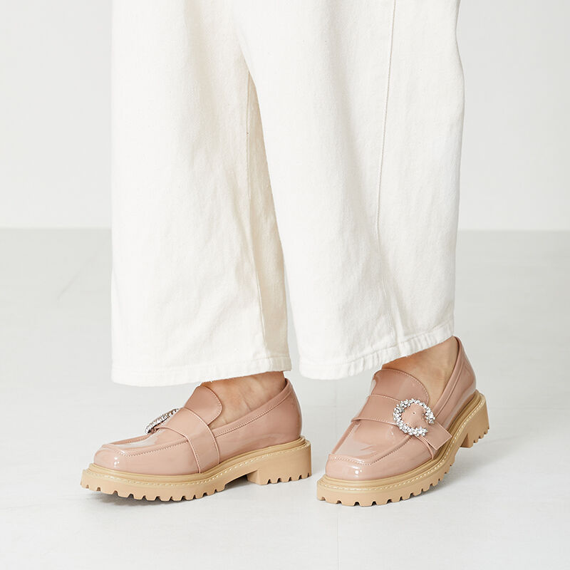 ORiental TRaffic「厚底ビジューバックルベルトシューズ/31315」|ビジネス・ドレスシューズ|