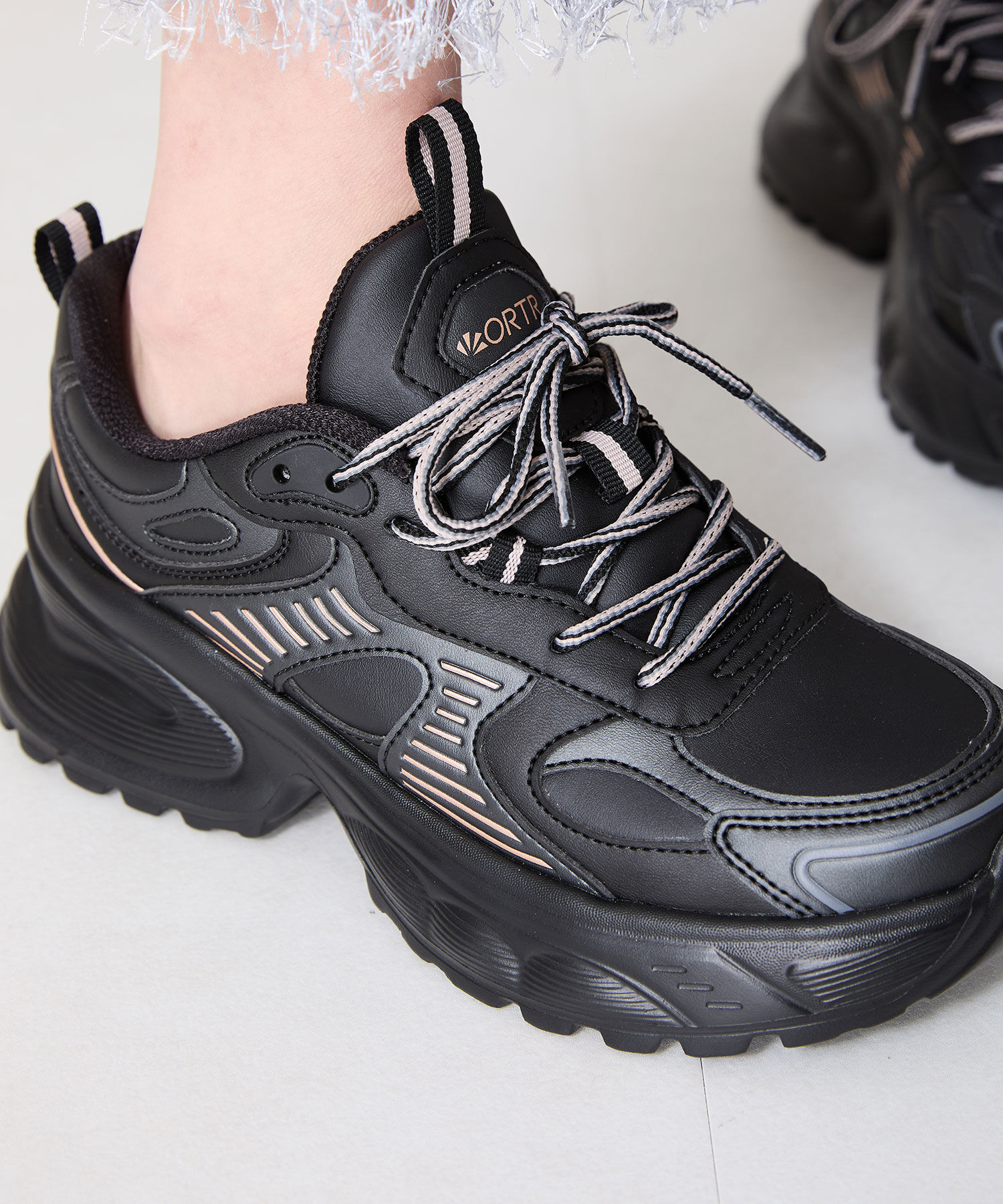 ORiental TRaffic「●2025春夏新作●配色パーツダッドスニーカー/OT3754」|スニーカー|