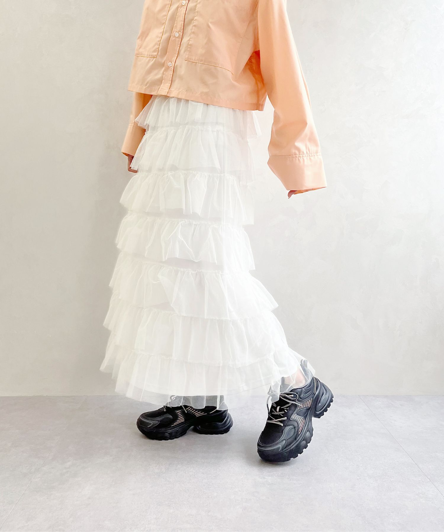 ORiental TRaffic「●2025春夏新作●配色パーツダッドスニーカー/OT3754」|スニーカー|