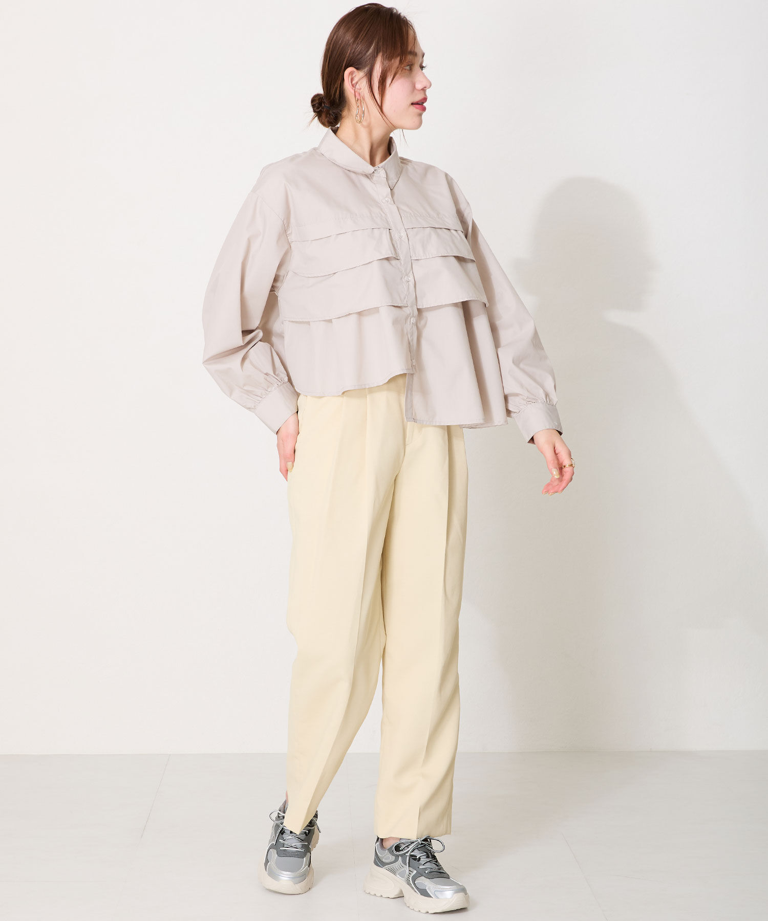 ORiental TRaffic「●2025春夏新作●配色パーツダッドスニーカー/OT3754」|スニーカー|