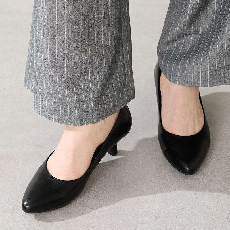 ORiental TRaffic「●2025秋冬新作●【跳べパンプス/シリーズ累計１５０万足突破】 アーモンドトゥ ヒール/R-3220 冠婚葬祭」|パンプス|