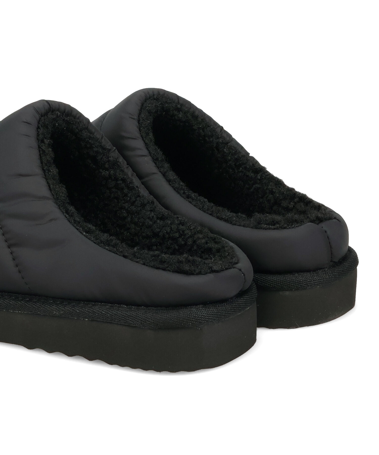 ORiental TRaffic「●2025秋冬新作●【WEB限定】パデット 裏起毛 サボ /55303 ボア 撥水 防寒」|サンダル|