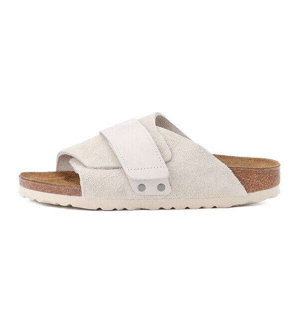 BIRKENSTOCK「【ビルケンシュトック】キョウト/アンティークホワイト スエード ヌバックレザー/サンダル レディース」|サンダル|